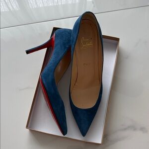 Christian Louboutin Navy Blue Heels